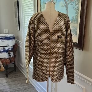 Gold and Black Blazer with Classic Design